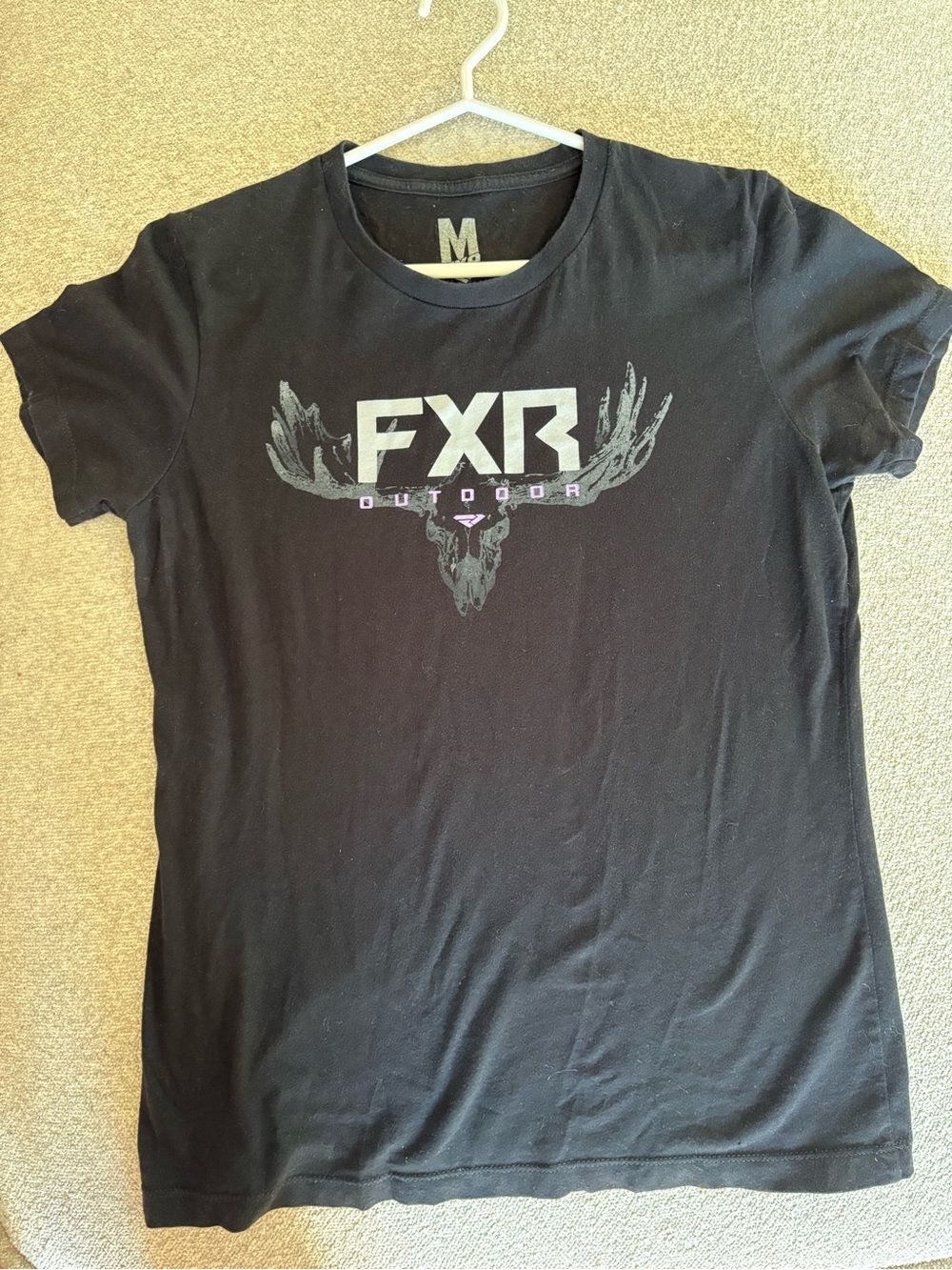 FXR Outdoor Women's Black Short Sleeve Logo Tee